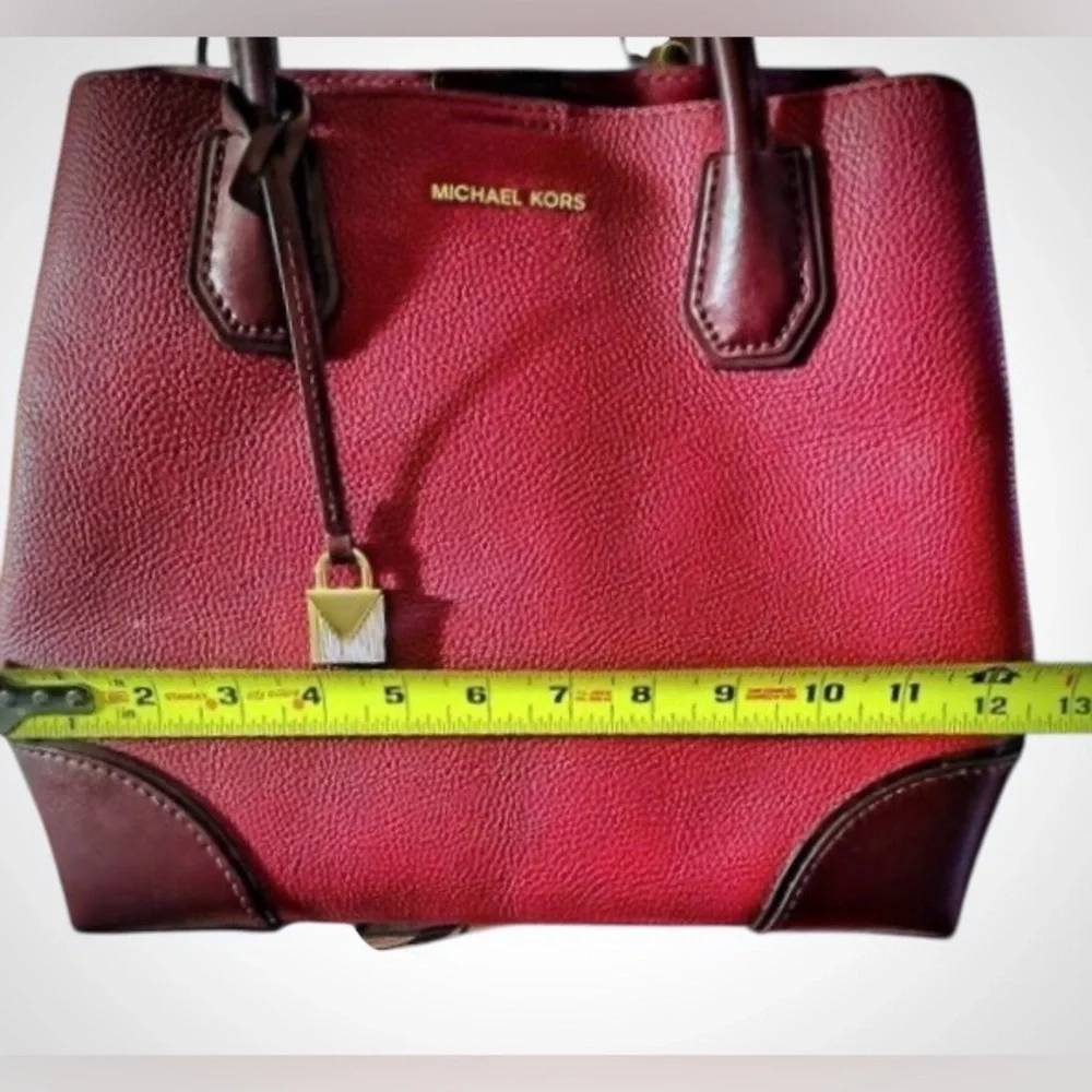 Michael Kors Mercer Gallery Satchel • Large • Reinforced Corners • Center Zip - Picture 10 of 16